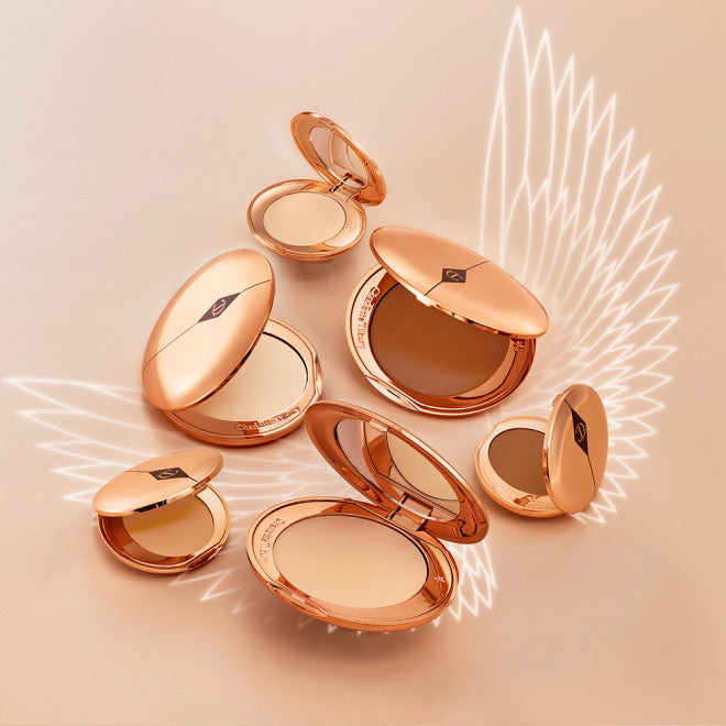 Mini Airbrush Flawless Finish Setting Powder Tono Medium