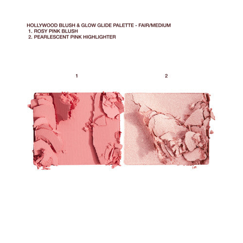* Charlotte Tilbury Mini Hollywood Blush & Glow Palette Tono Fair-Medium