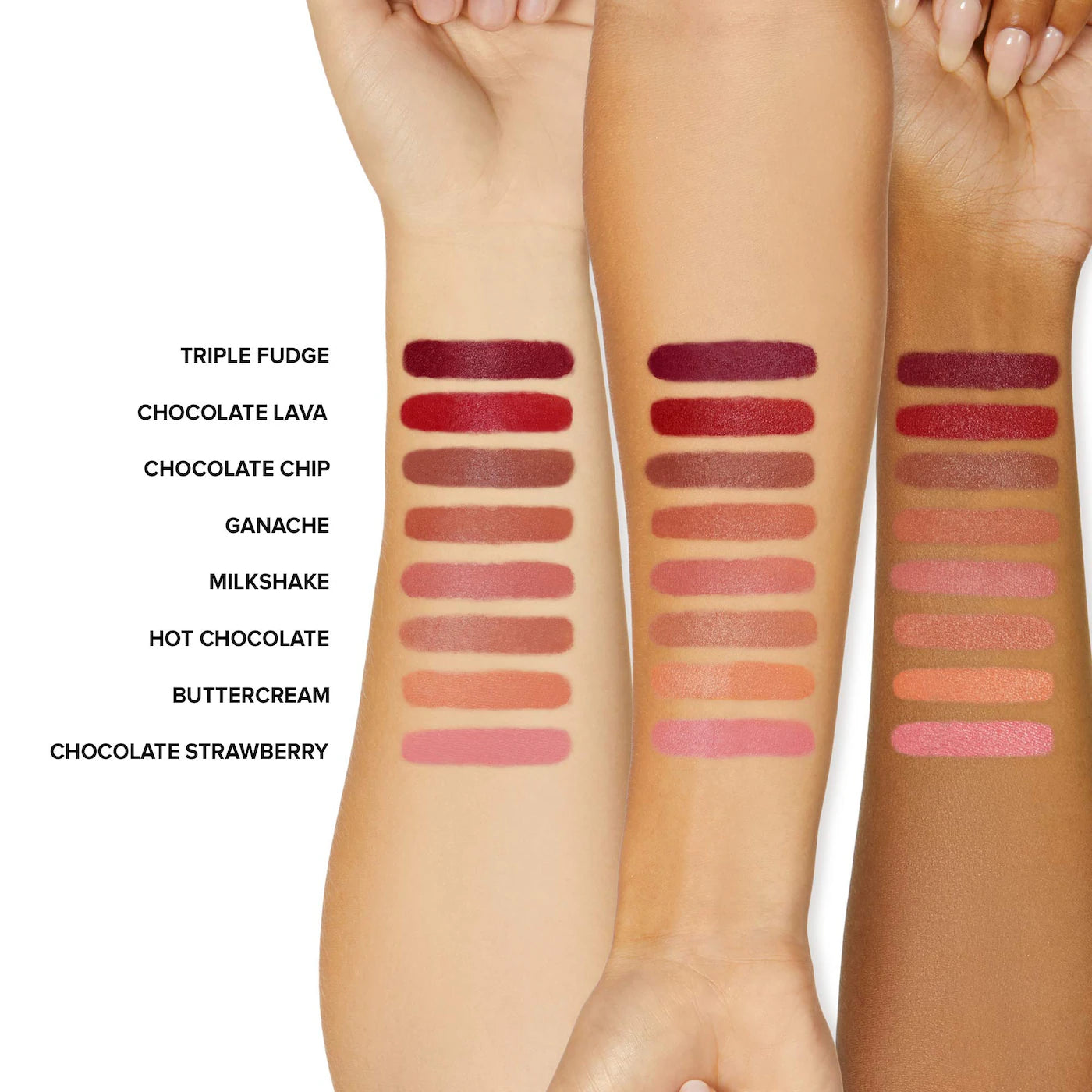 Too Faced Cocoa Bold Cream Lipstick Tono Milkshake