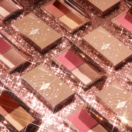 * Charlotte Tilbury Mini Hollywood Blush & Glow Palette Tono Fair-Medium