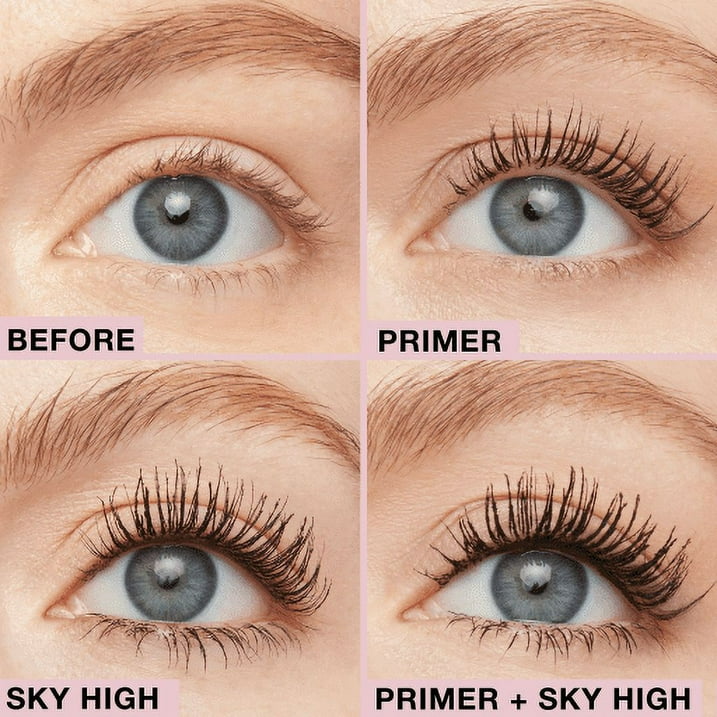 Maybelline Lash Sensational Sky High Tinted Primer Mascara Makeup, Soft Black