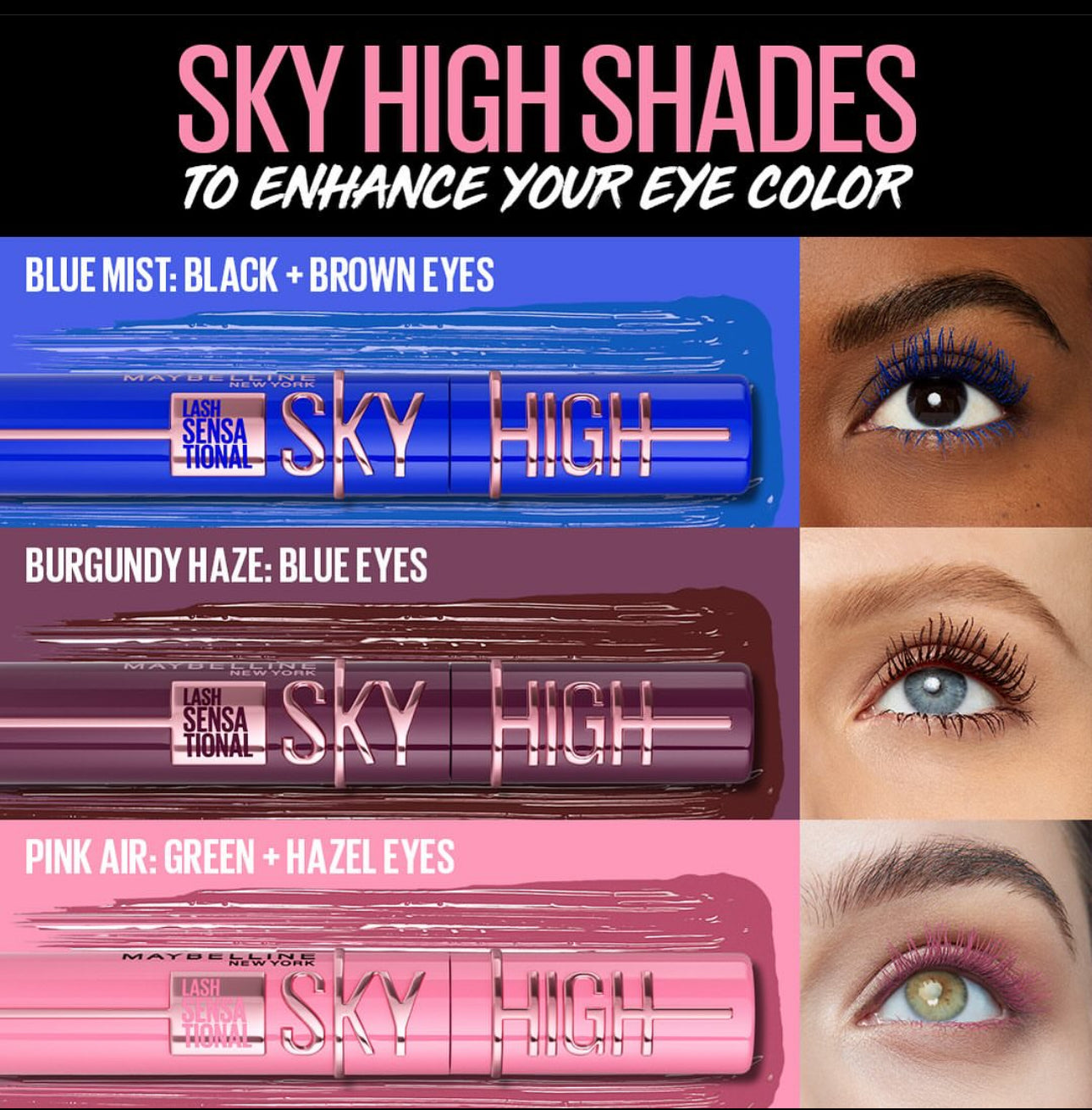 Maybelline Lash Sensational Sky High Washable Mascara