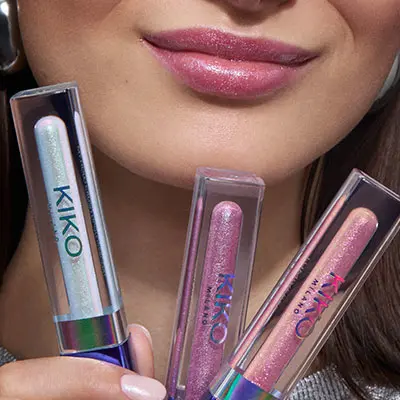 Kiko Milano Lumiverse My Holo Crush lipgloss&coat Tono