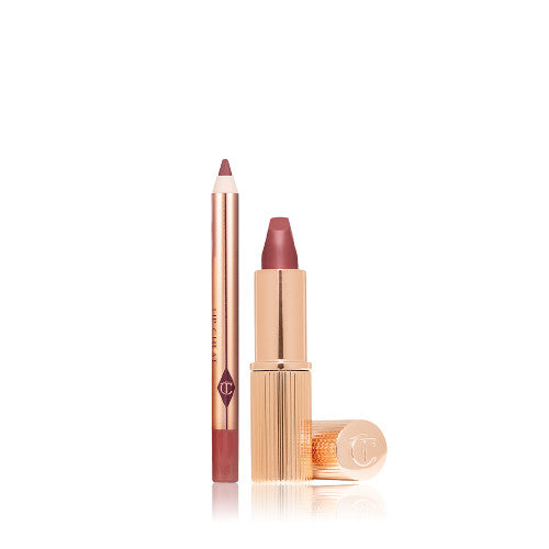 *Mini Pillow Talk Lipstick & Liner Set  Medium - CHARLOTTE TILBURY