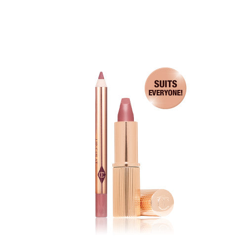 Mini Pillow Talk Lipstick & Liner Set  Original- CHARLOTTE TILBURY