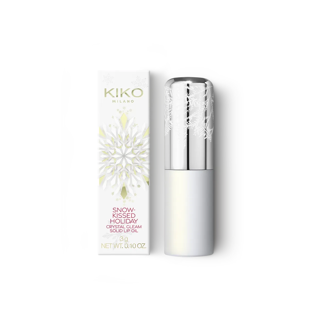 Snow-Kissed Holiday Crystal Gleam Solid Lip Oil