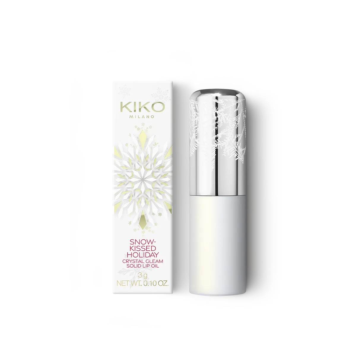 Snow-Kissed Holiday Crystal Gleam Solid Lip Oil